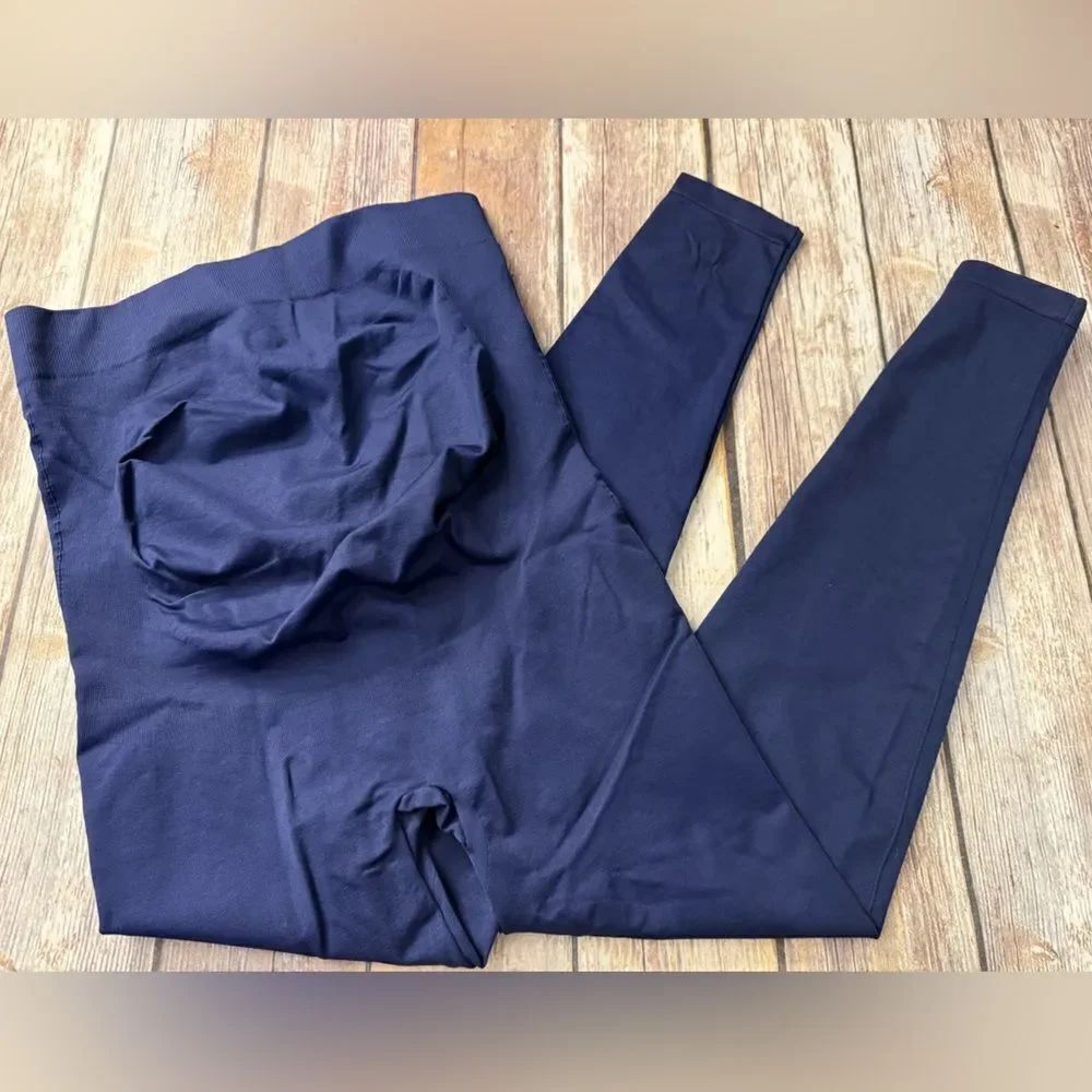 Blanqi Everyday Over The Belly Support Maternity Pregnancy Leggings